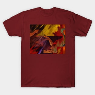 Modern abstract in grunge T-Shirt